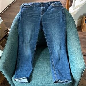 Old Navy Women's Straight Leg Blue Jeans